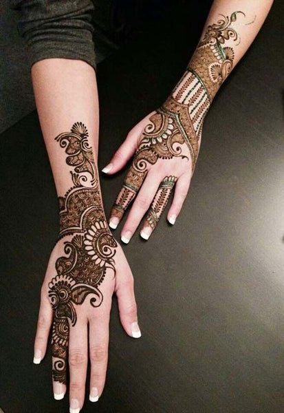 easy backhand mehndi designs