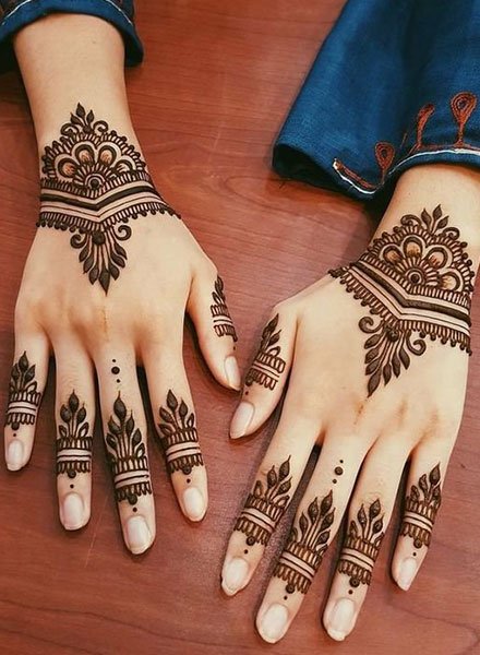 Easy Arabic Mehndi Design