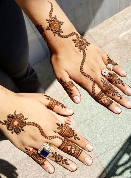 Easy Arabic Mehndi Design