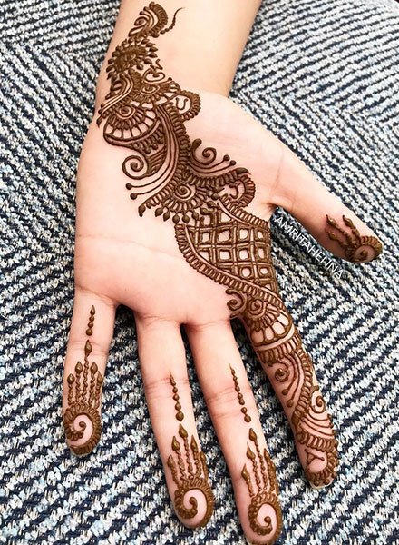 Easy Arabic Mehndi Design