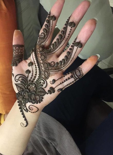 Easy Arabic Mehndi Design