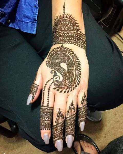 easy backhand mehndi designs