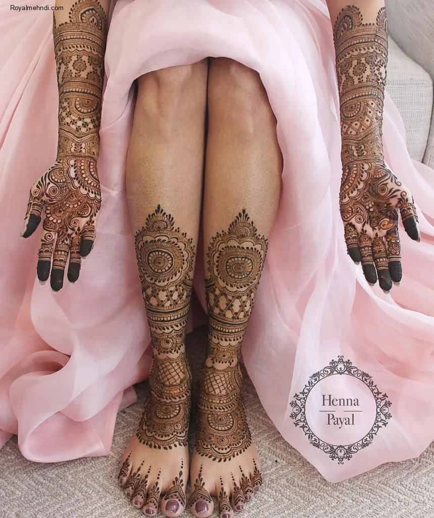 circle mehndi designs