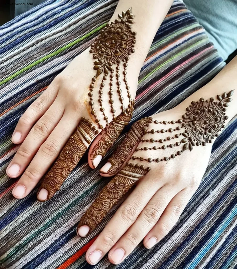 circle mehndi designs