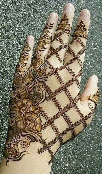 easy backhand mehndi designs
