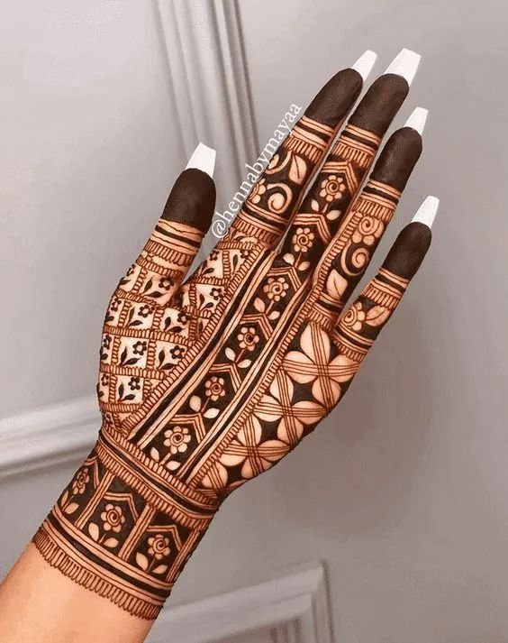 Easy Arabic Mehndi Design