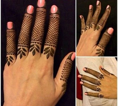easy backhand mehndi designs