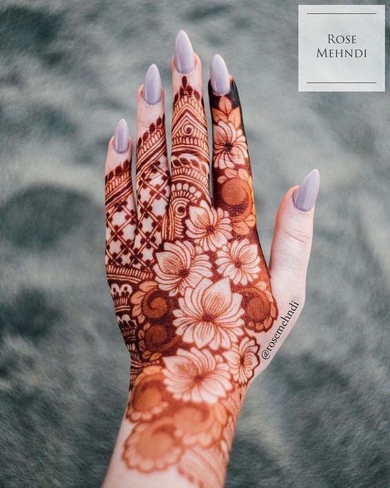 Easy Arabic Mehndi Design