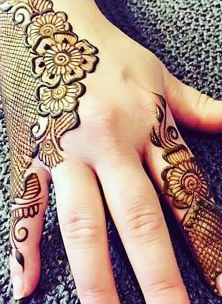 Easy Arabic Mehndi Design