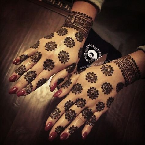 easy backhand mehndi designs