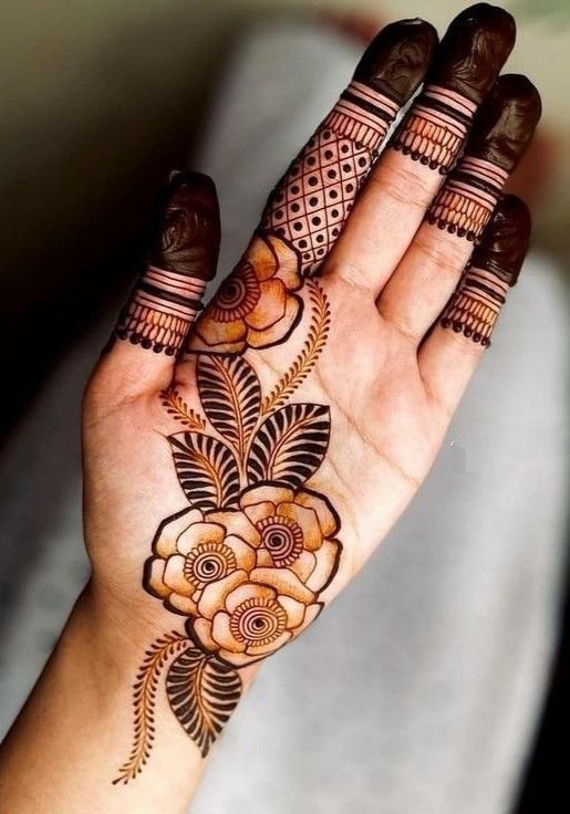 Easy Arabic Mehndi Design