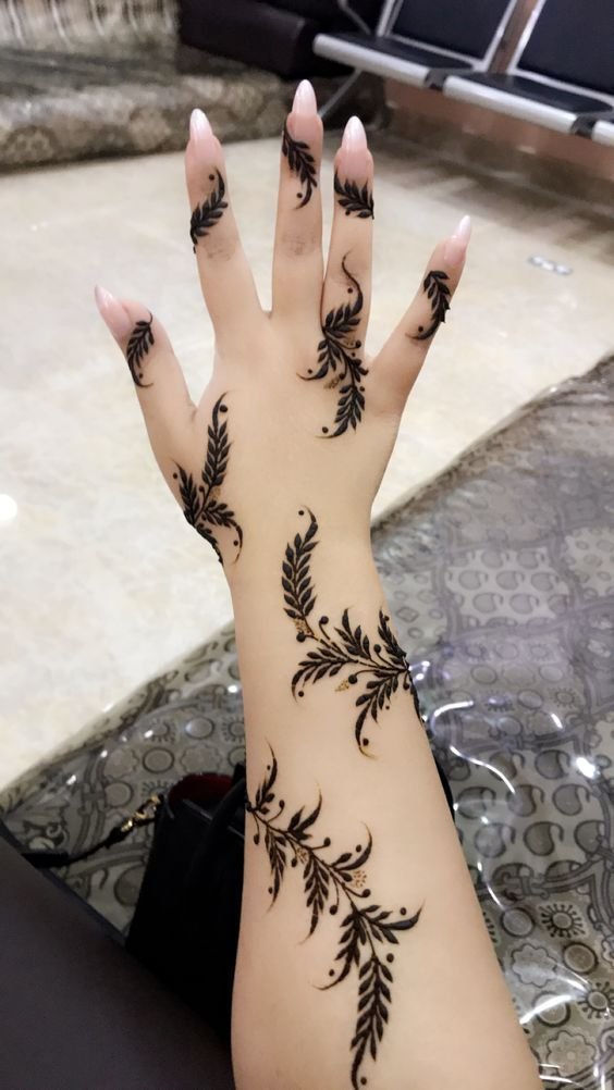 Easy Arabic Mehndi Design