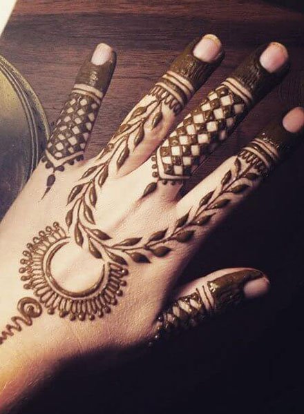 Easy Arabic Mehndi Design