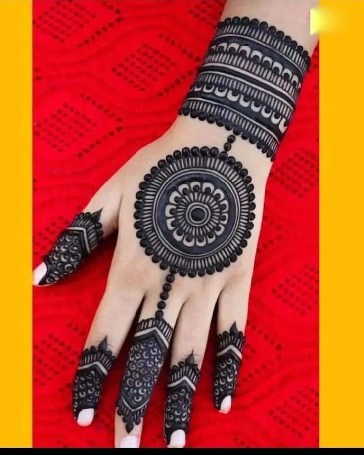 easy backhand mehndi designs