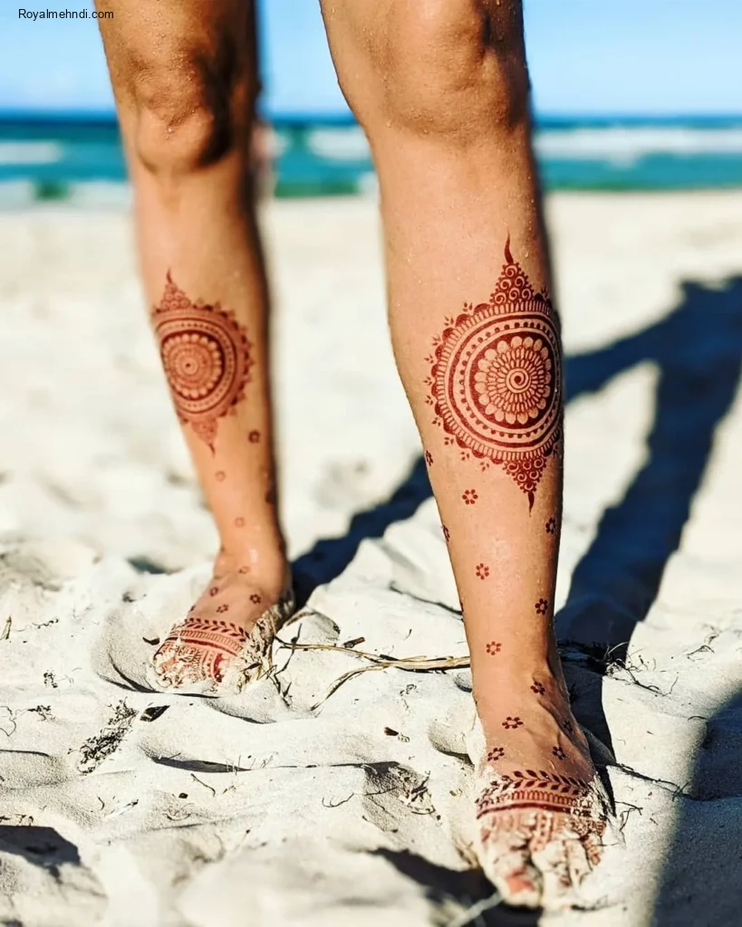 circle mehndi designs