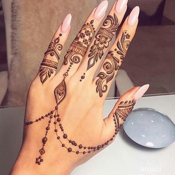 Easy Arabic Mehndi Design