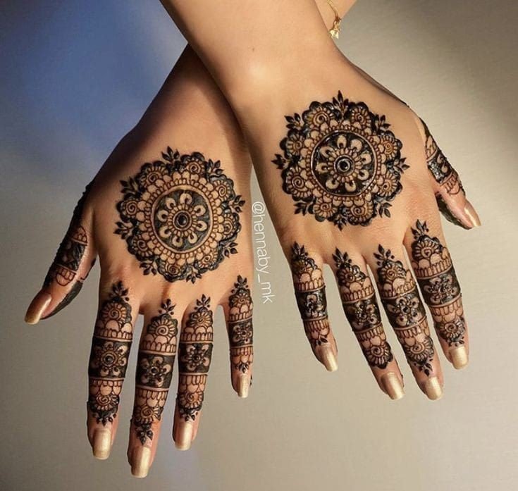 easy backhand mehndi designs