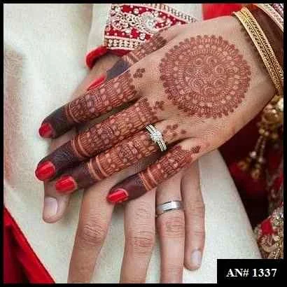 arabic rose mehndi design back hand