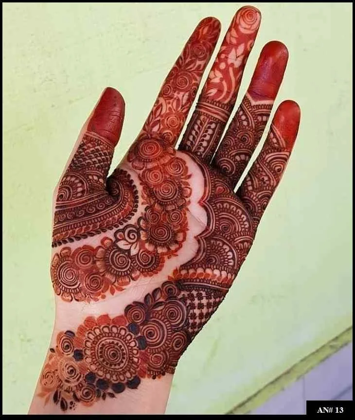 flower simple mehndi design