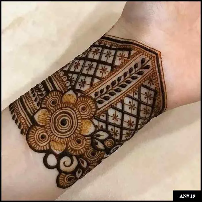 Easy Arabic Mehndi Design