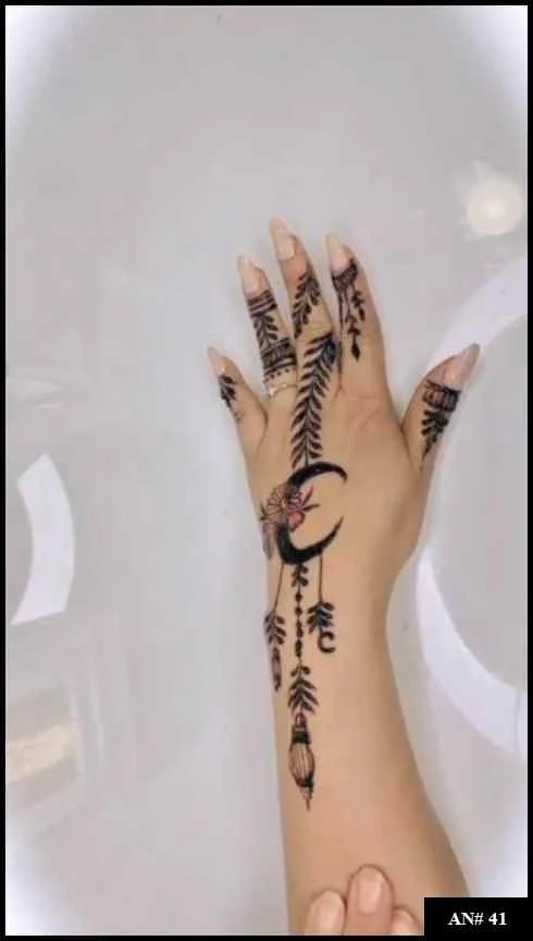 Easy Arabic Mehndi Design