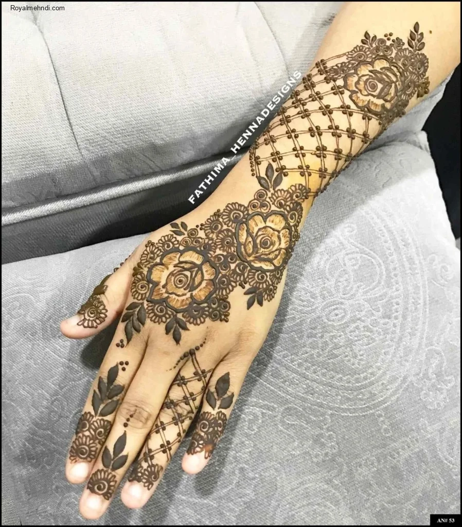 Easy Arabic Mehndi Design
