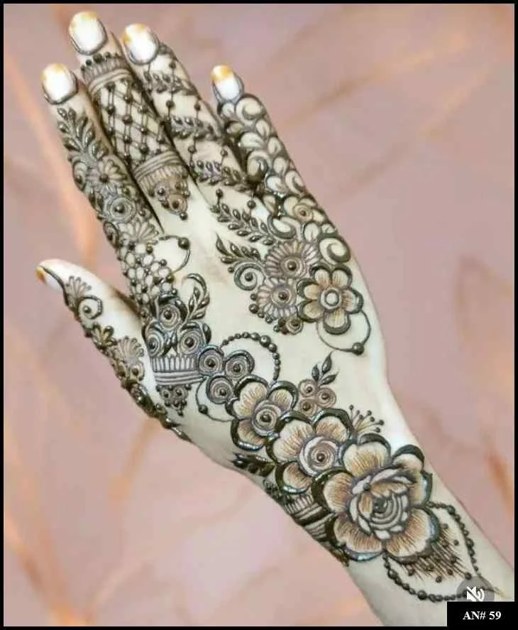 Easy Arabic Mehndi Design