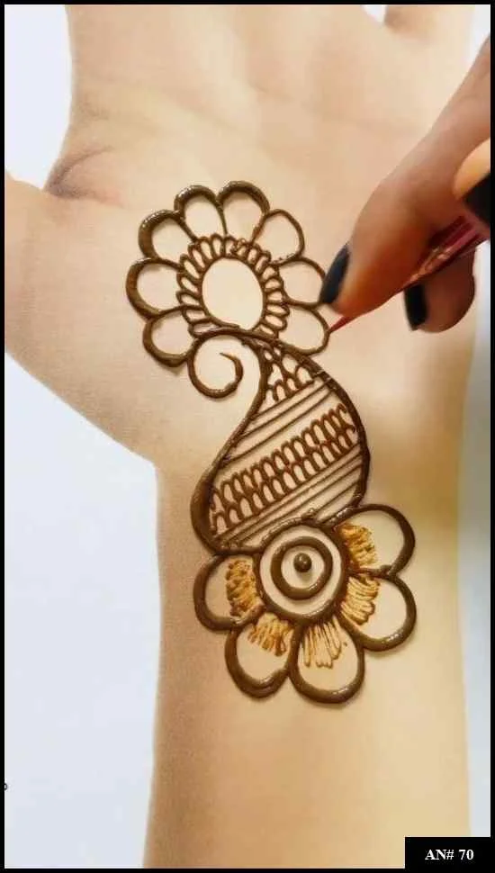 Easy Arabic Mehndi Design