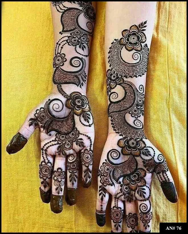 Easy Arabic Mehndi Design