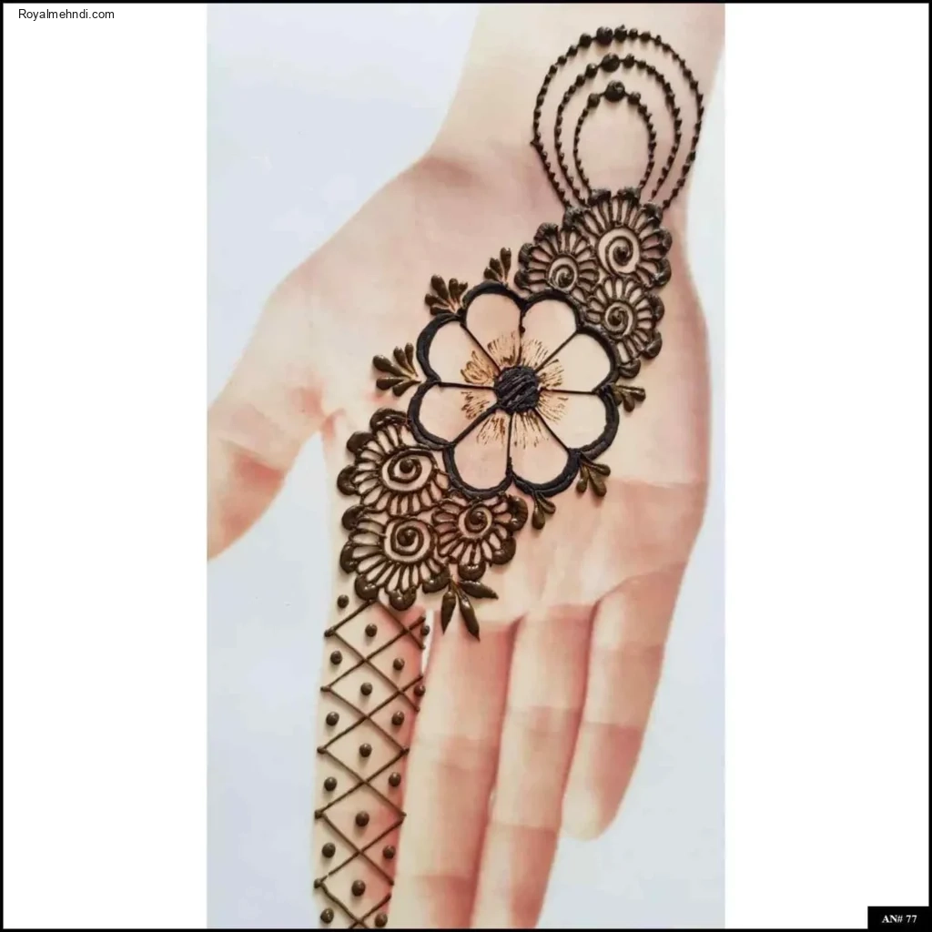Easy Arabic Mehndi Design