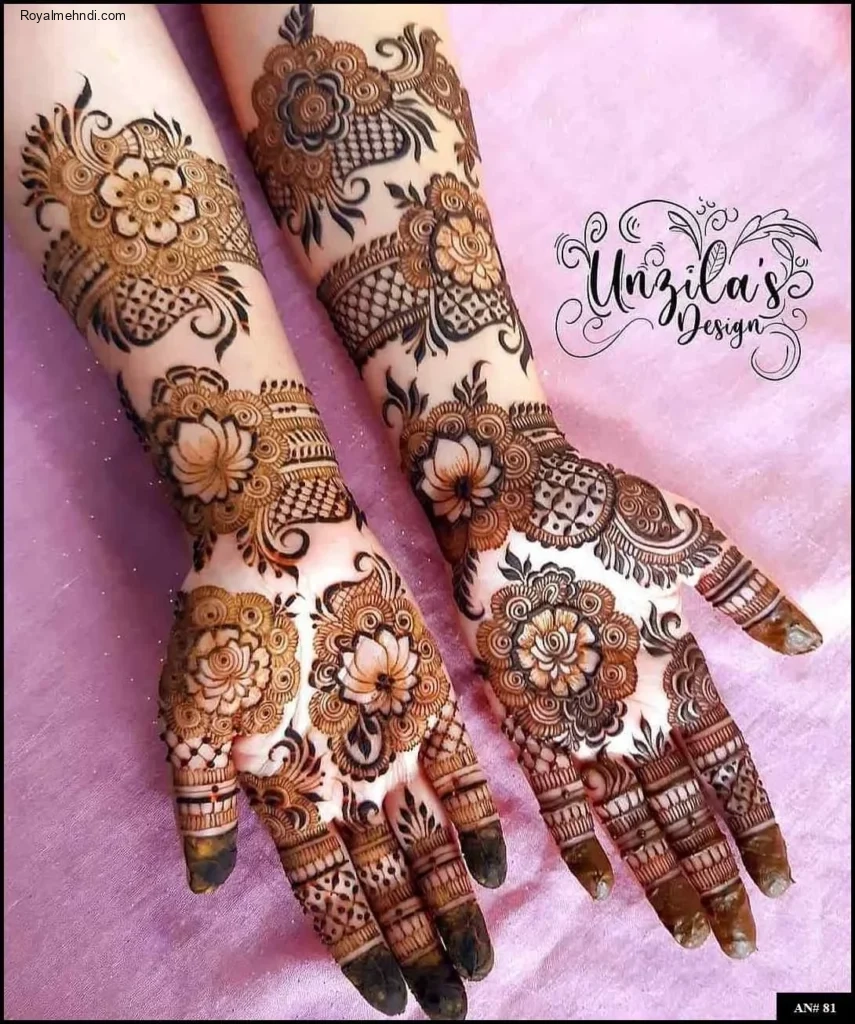 Easy Arabic Mehndi Design