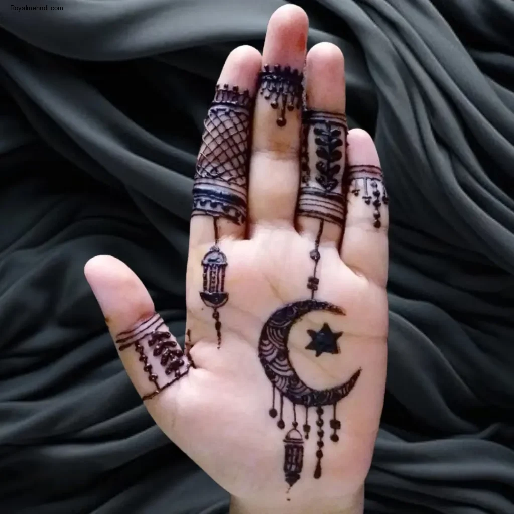 arabic rose mehndi design back hand