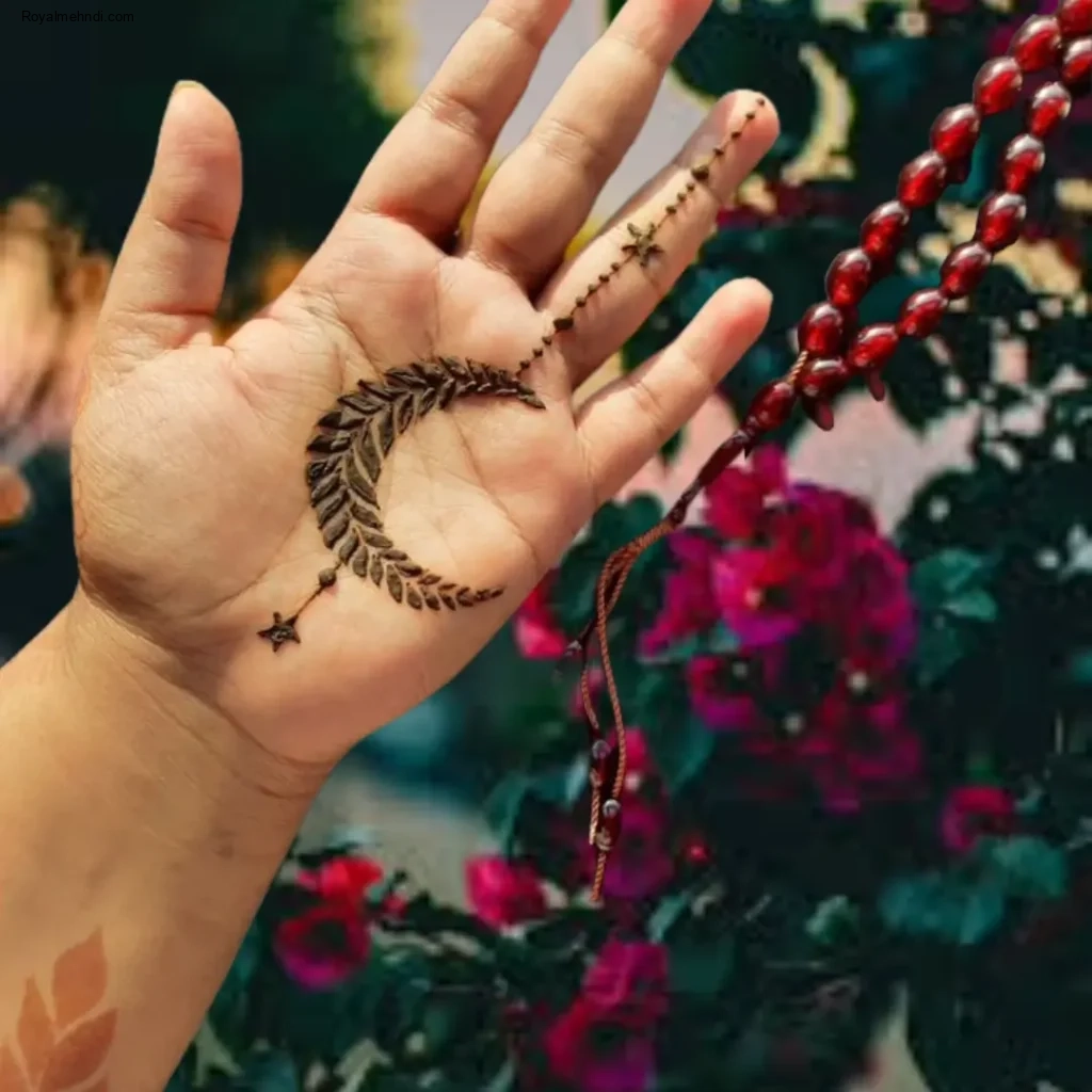 simple arabic mehndi design 2024 back hand