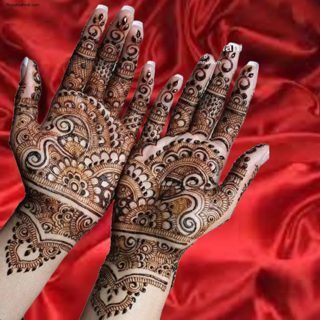 easy arabic mehndi design back hand