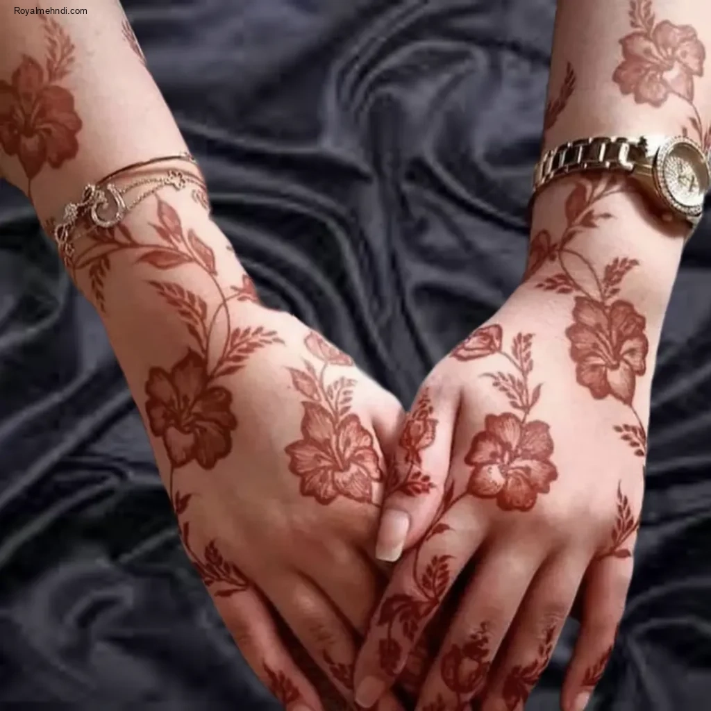 arabic mehndi design back hand 2023