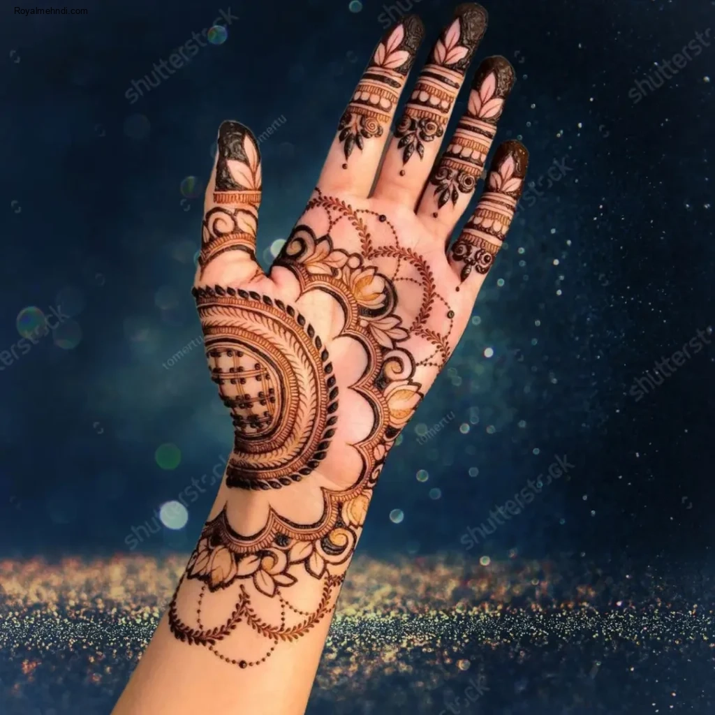 mehndi design arabic back hand