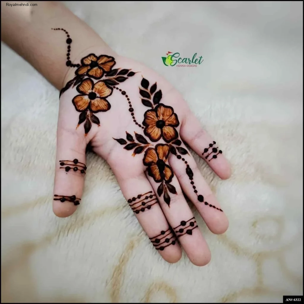 mehndi design arabic back hand