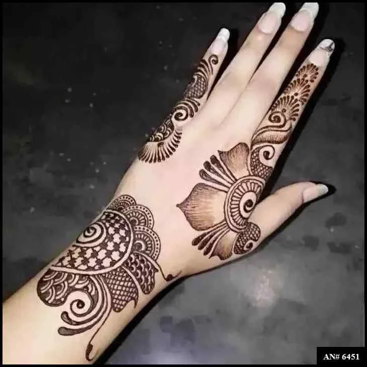 arabic mehndi design back hand 2023