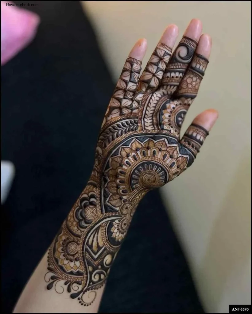 mehndi design arabic back hand