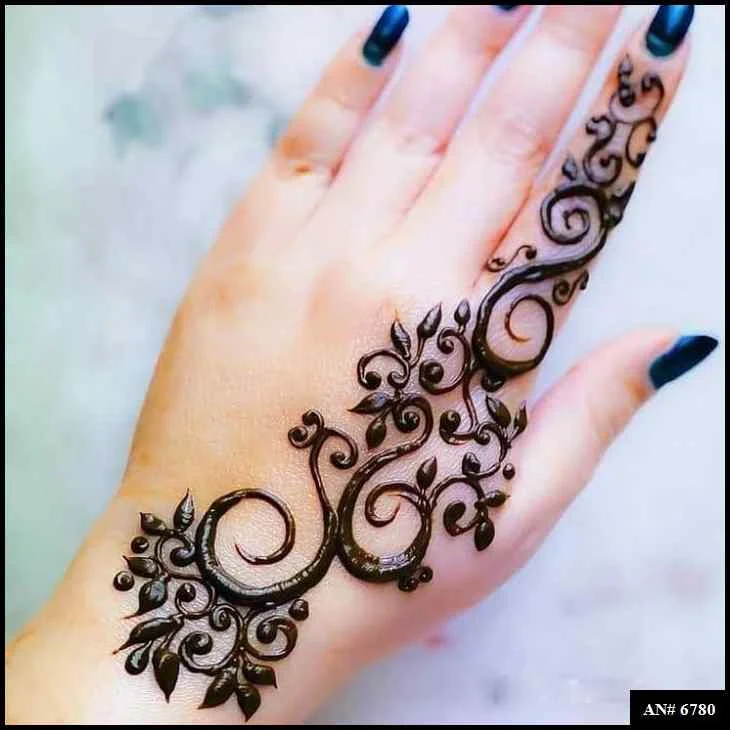 arabic mehndi design back hand 2023
