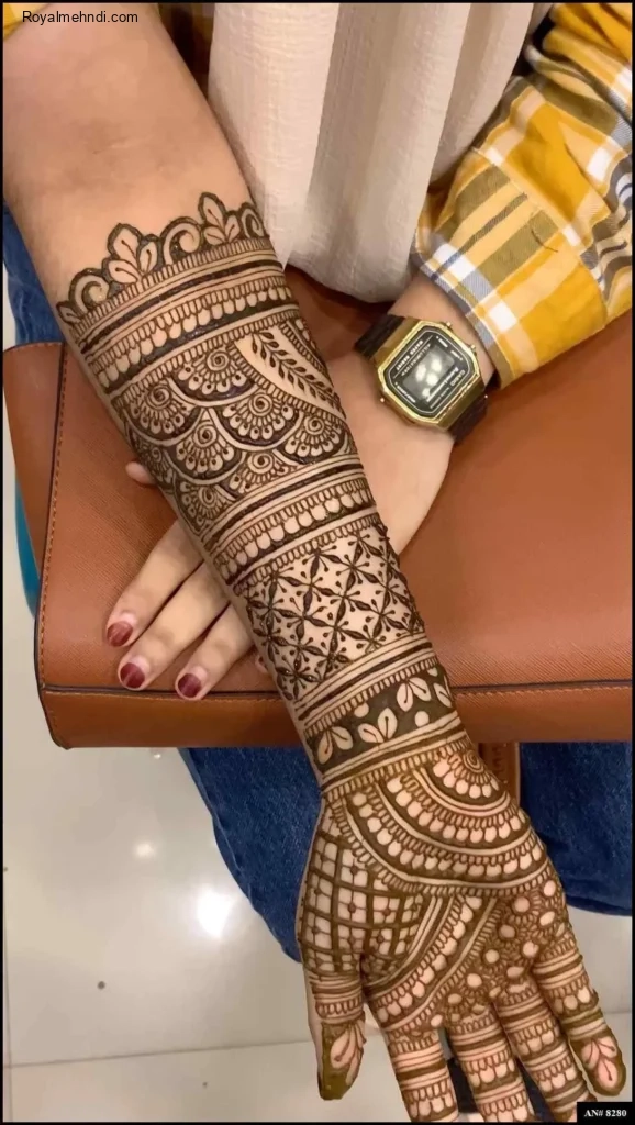 arabic mehndi design back hand