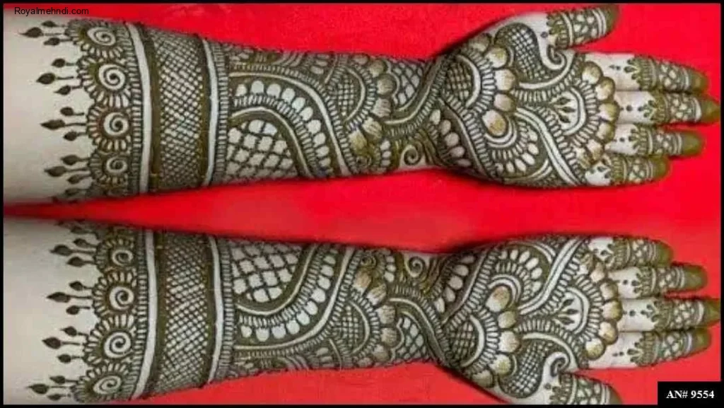 back hand arabic mehndi design