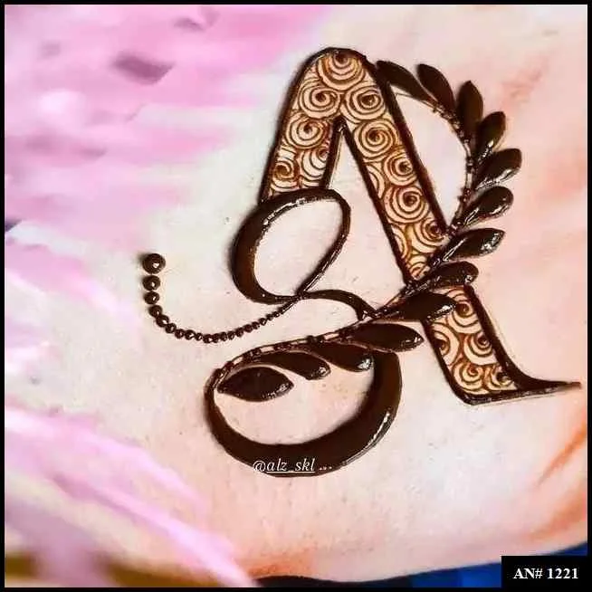 arabic rose mehndi design back hand