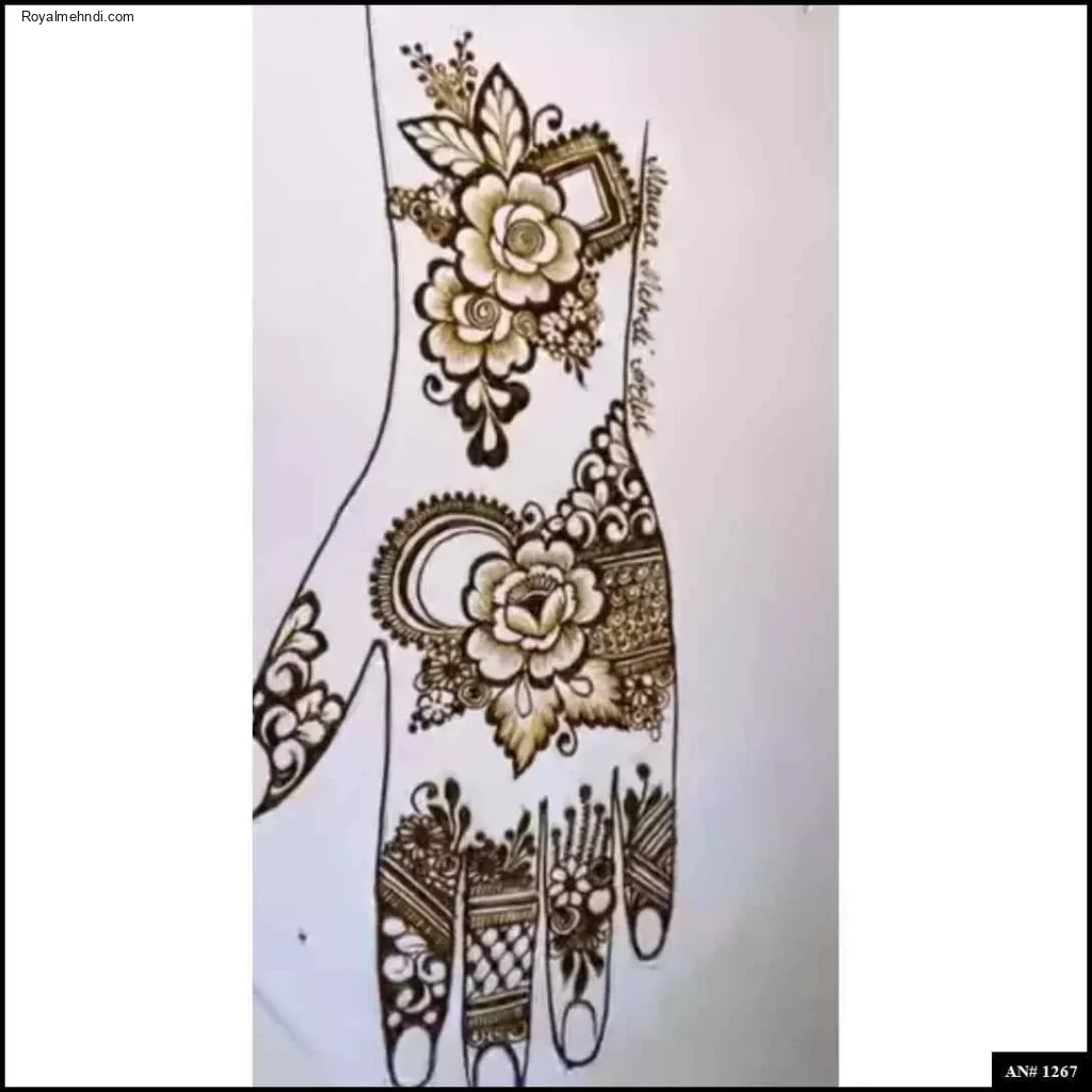 arabic mehndi design back hand 2023