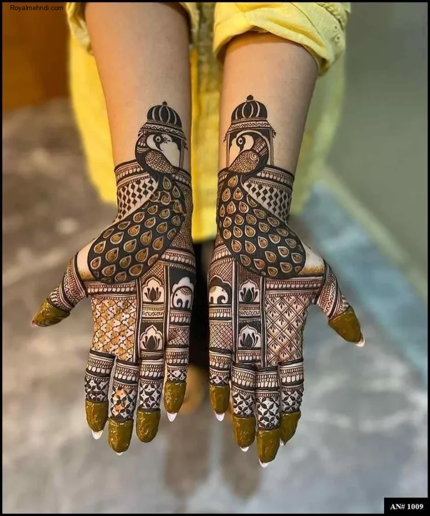 easy arabic mehndi design back hand