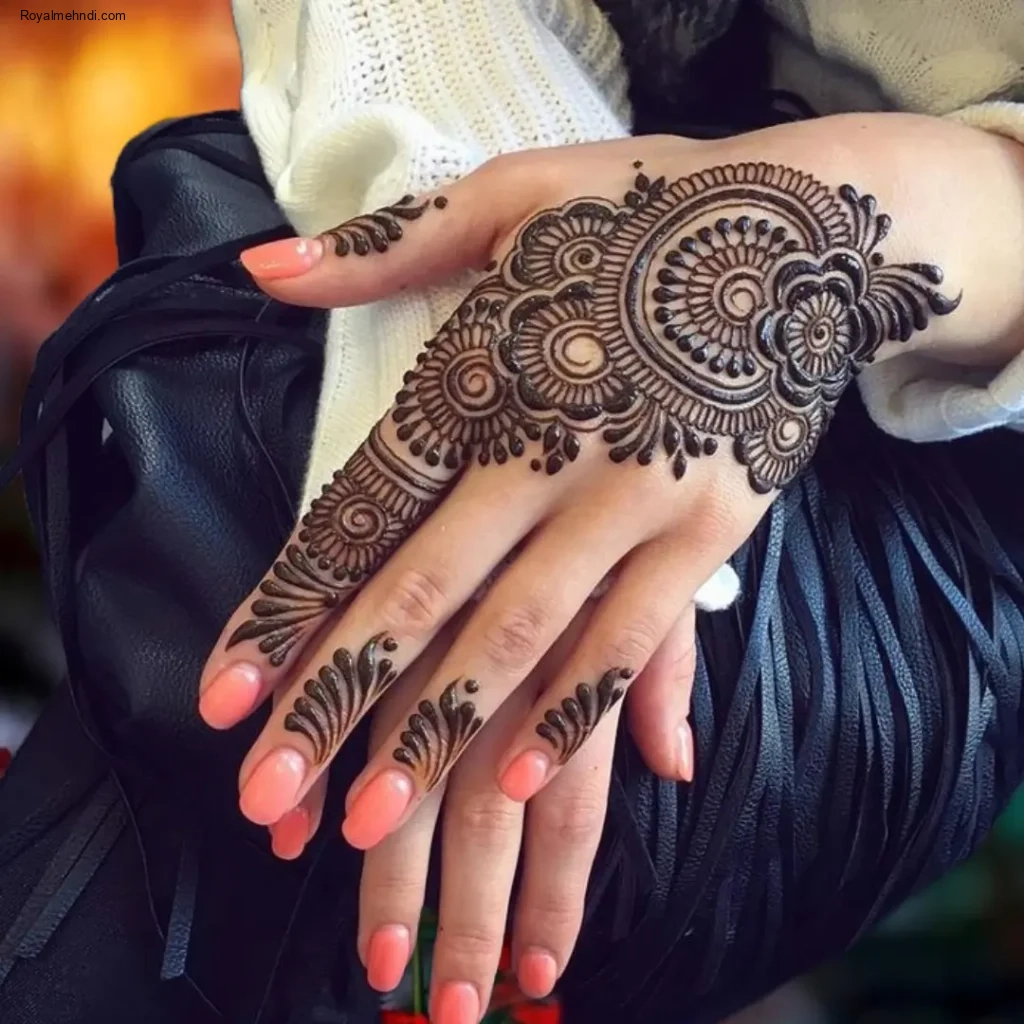 mehndi designs for girls back hand
