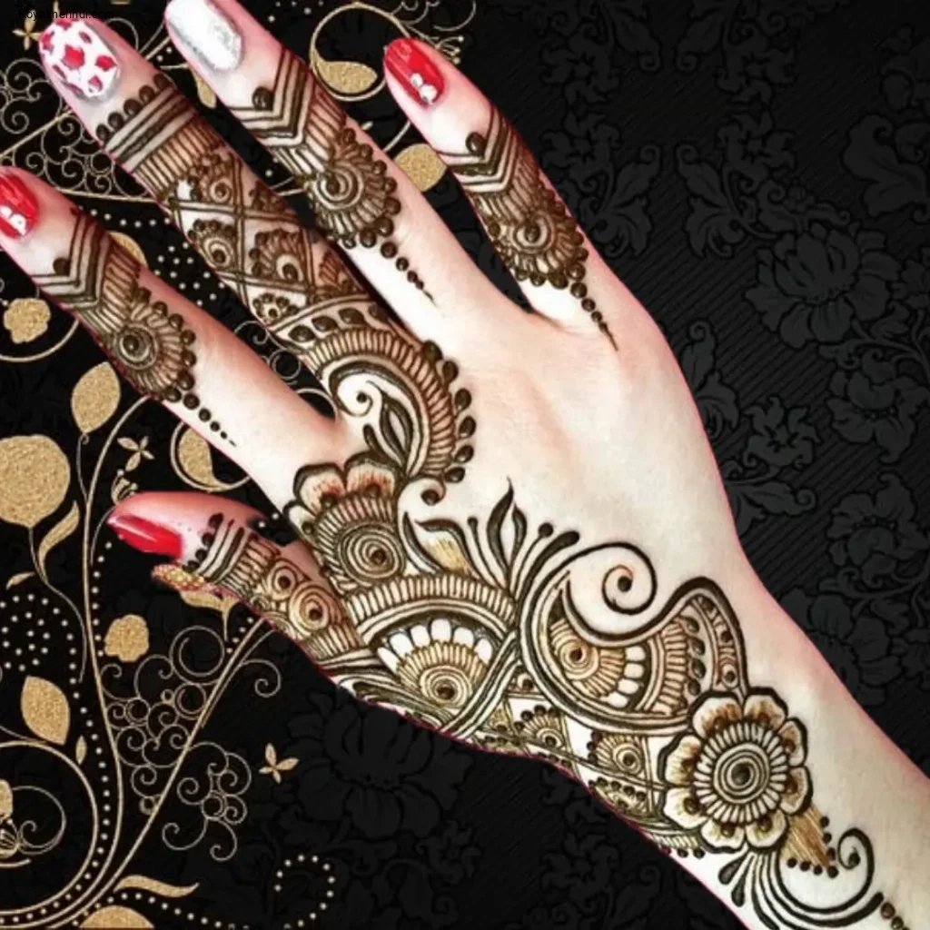 mehndi design 2024 back hand
