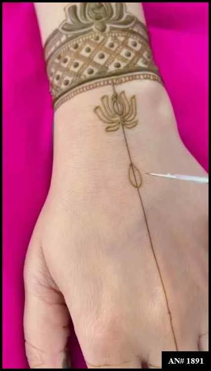 stylish back hand mehndi designs simple and beautiful