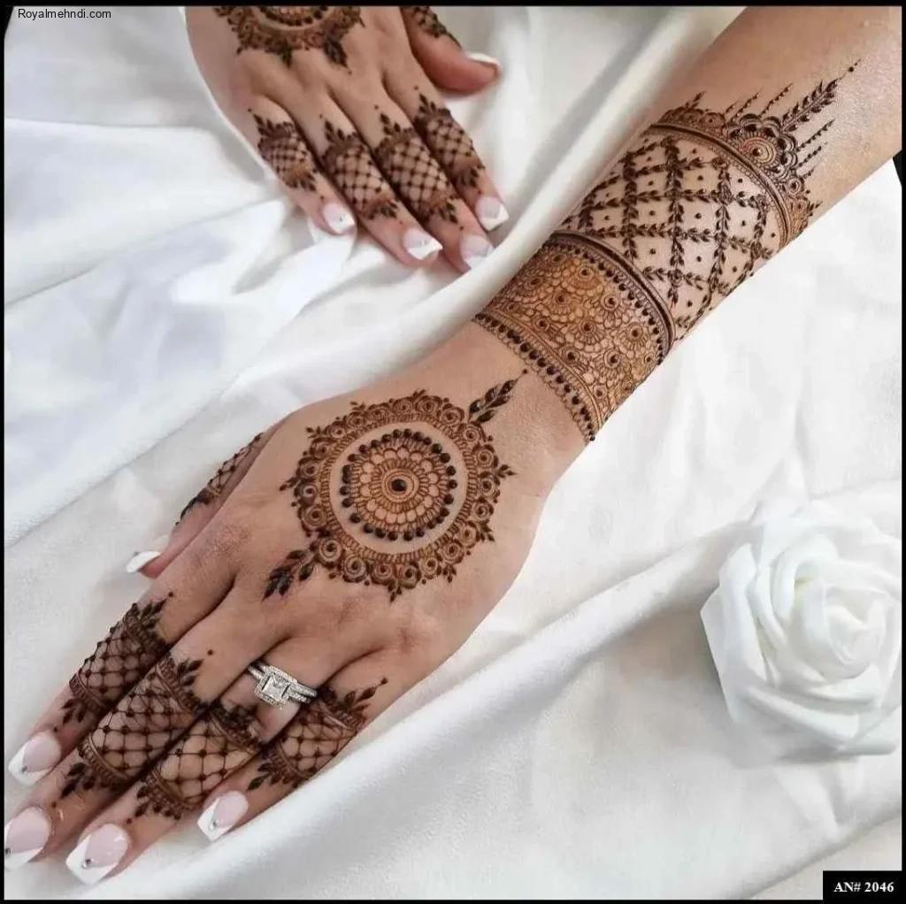 mehndi design 2024 back hand