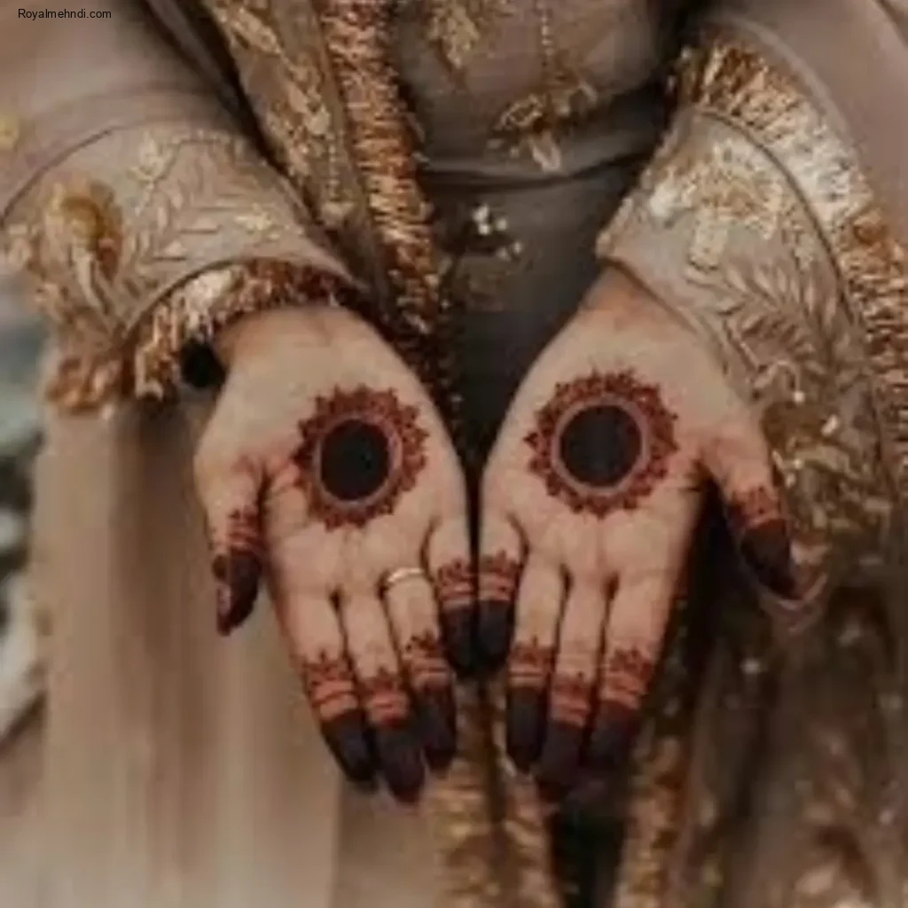 circle mehndi designs